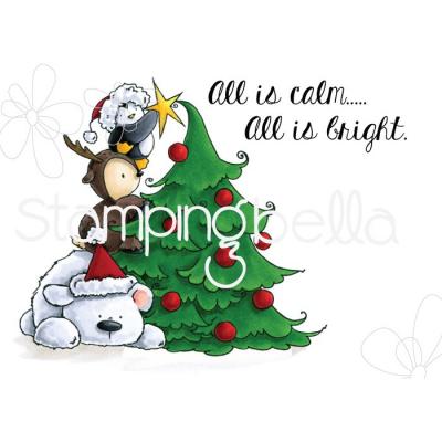 Stamping Bella Cling Stamp - The Penguin On A Reindeer On A Polar Bear